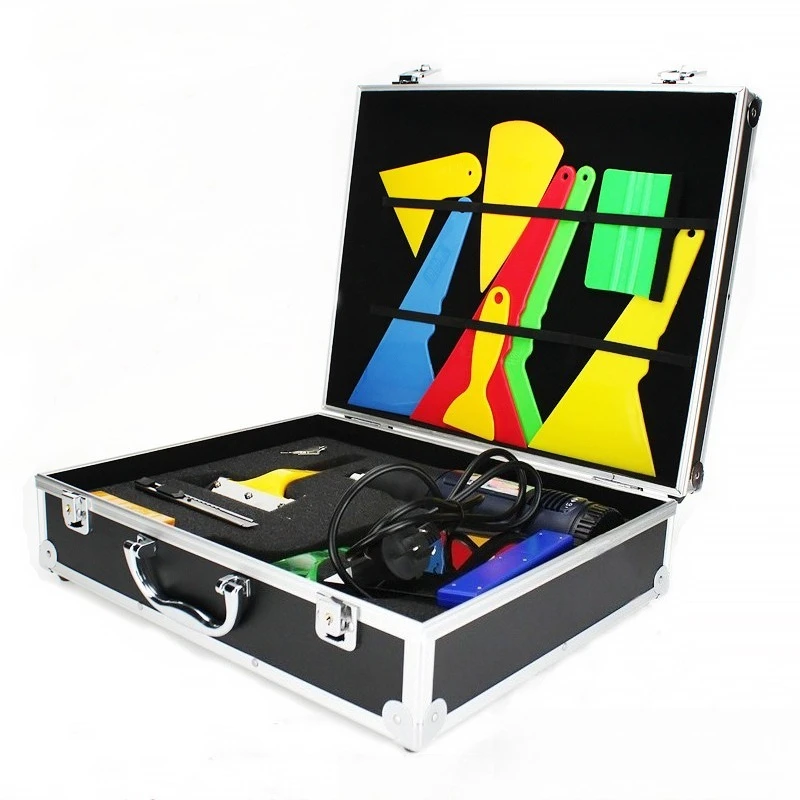 

Aluminum Alloy Car Film Tool Storage Box Beauty Tool Organizer