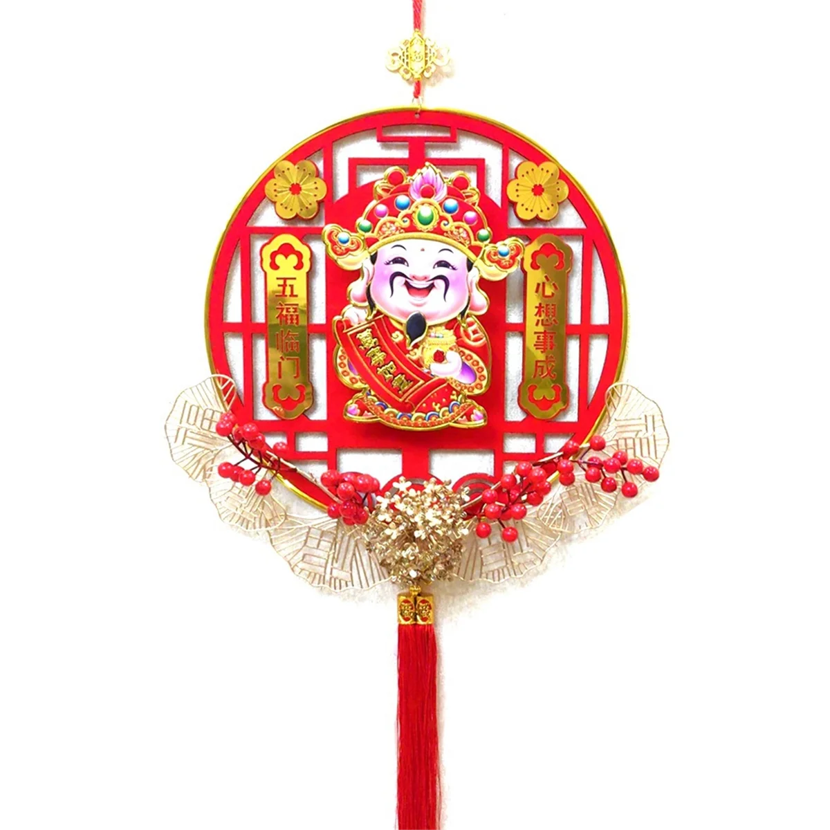 New Year Hanging Decoration Chinese New Year Decoration Red 2024 New Year Decorative for Party Home Wall Room Entrance