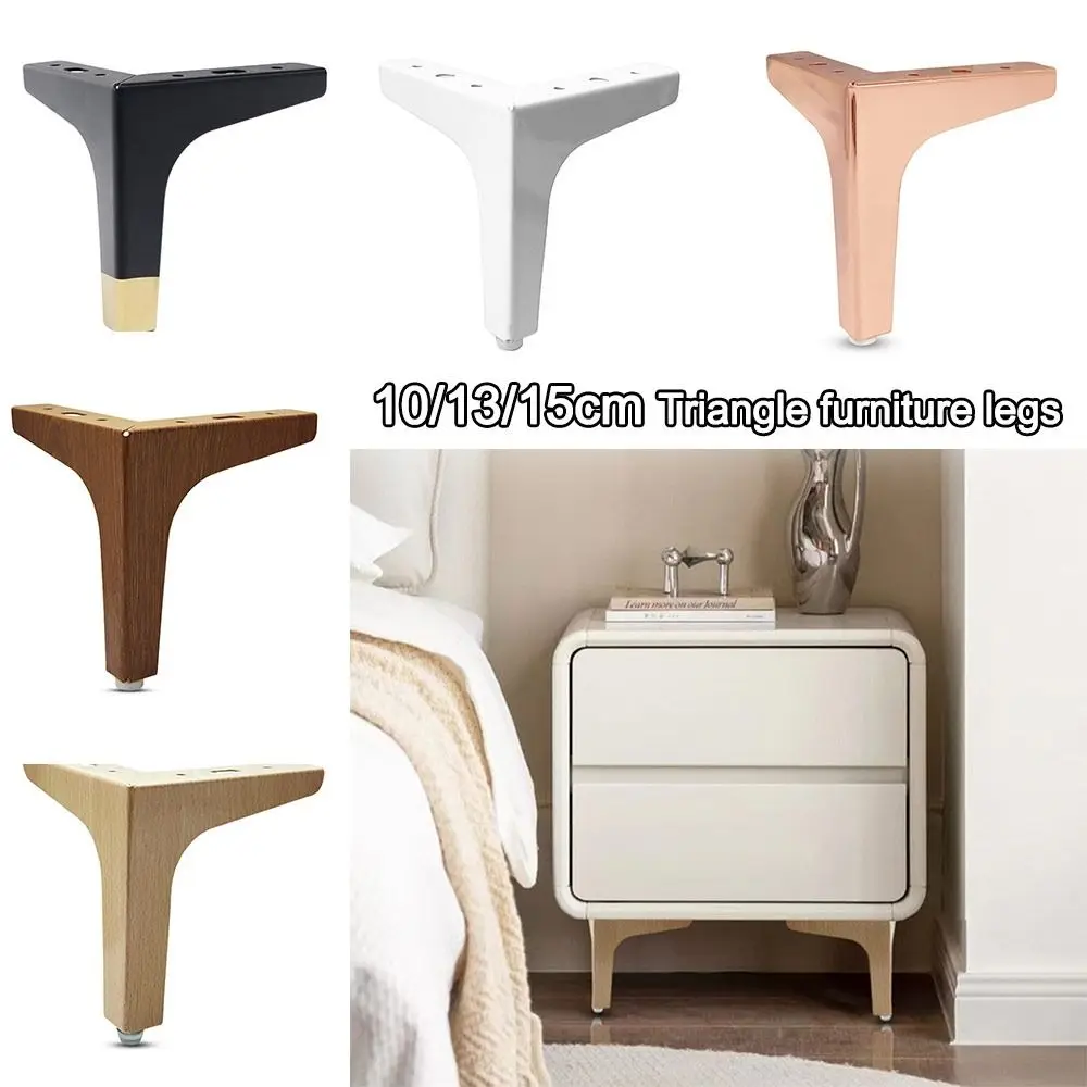 

Metal Furniture Legs Triangle Replacement Cabinet Legs Anti Scratch Wear-resistant Cupboard Sofa Chair Feet