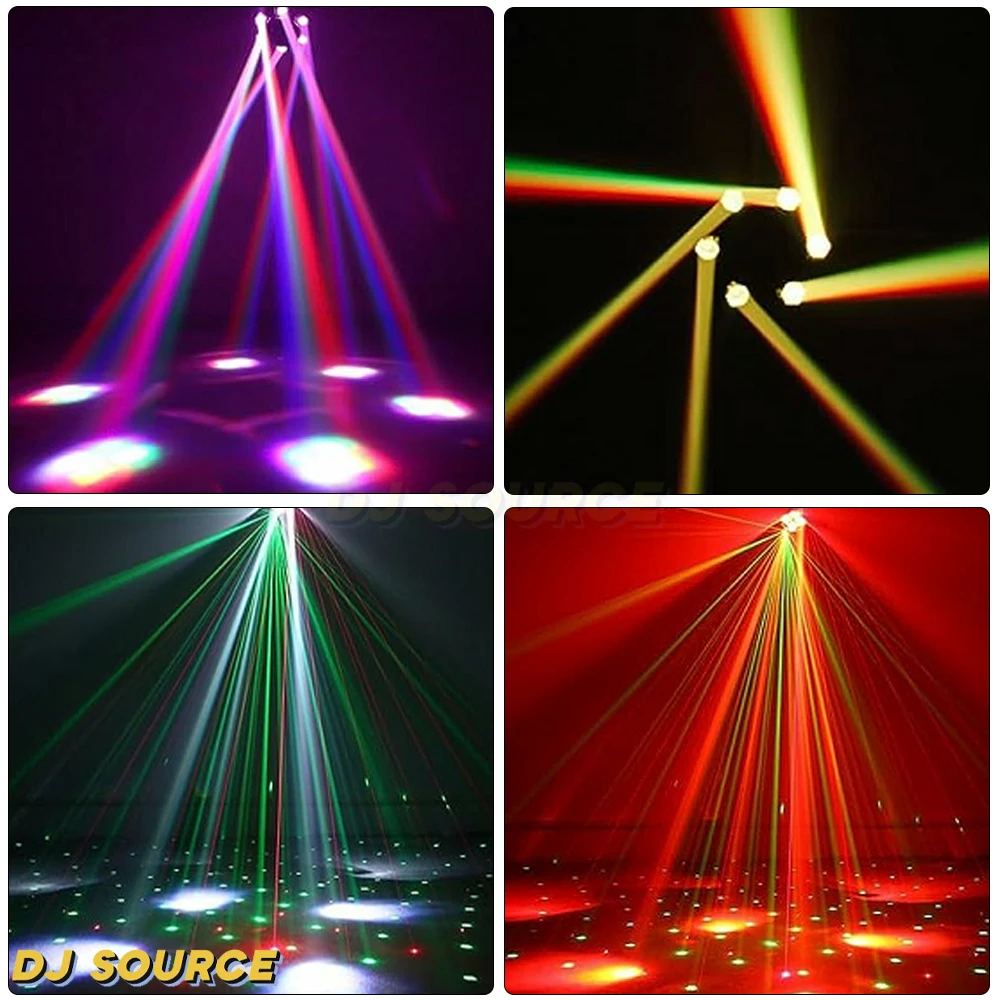 Imagem -06 - Rgbw Moving Head Light Bee Eye Beam rg Laser Strobe Stage Lights Dmx512 para dj Disco Party Stage Effect Lamp Novo 10x10w Pcs por Lote