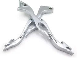 Motorcycle Accessories Brake Clutch Flame Hand Lever Fit For Honda Shadow 600/1100 1997-2010,2010-2013 Honda VT1300 Chrome