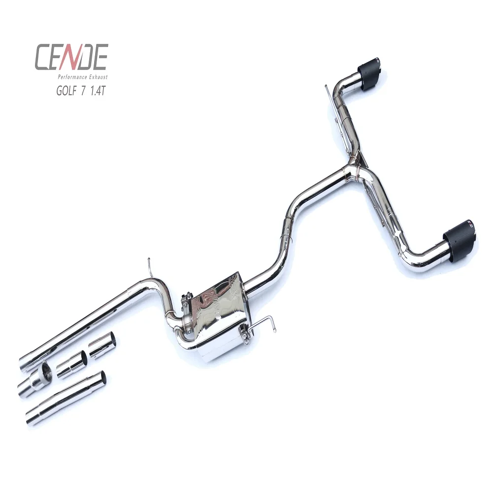

High quality Racing Car Stainless Steel Downpipe Catback golf 5 gti Exhaust For Golf MK5