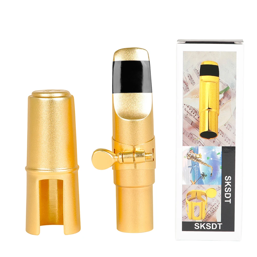 

Alto Saxophone Mouthpiece Sets with Flute head Cap Clip and Storage Bag High-grade Sax Mouthpiece Set Musical Instrument Parts