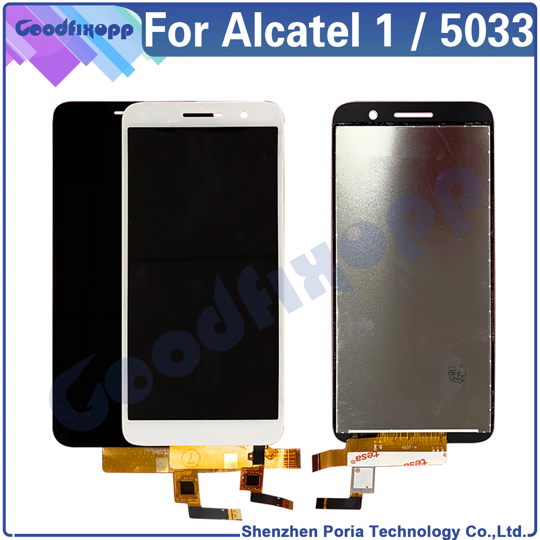 New For Alcatel 1 5033 5033X 5033J 5033T 5033D 5033G 5033M 5033F 5033E 5033Q 5033O LCD Display Touch Screen Digitizer Assembly