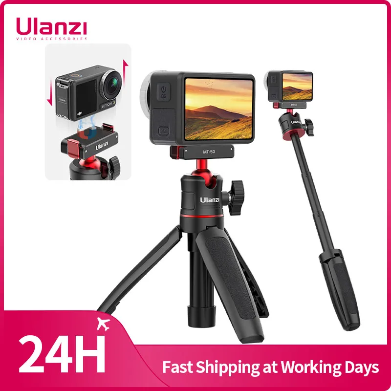 

Ulanzi MT-50 Extendable Magnetic Tripod for OSMO Action 3 4 Quick Release Handle Monopod DJI OSMO Action 3 Accessories