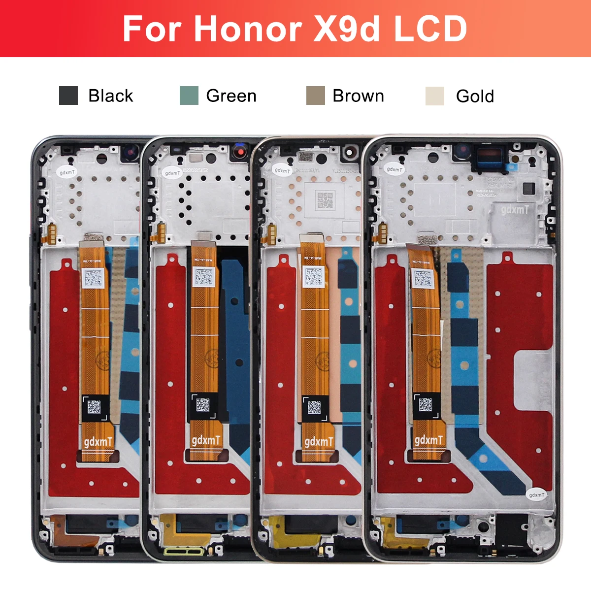 6.79'' LCD Display Screen with Touch Digitizer Assembly for Honor X9D MTN-NX1 Touch Digitizer Replacement Part