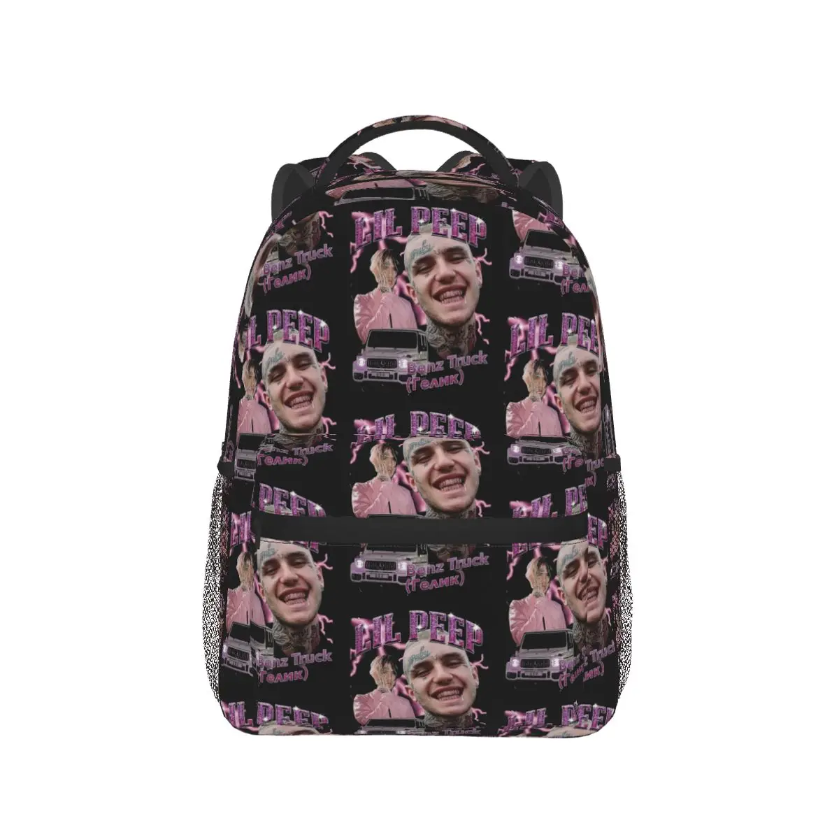 Rapper Lil Peep Look At The Sky Tonight All Of The Stars Have A Reason Backpack Daypack BookBag School Bag Shoulder Bags