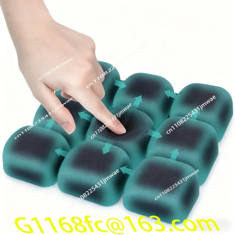 3D Pressure Reducing Air Cushion for Office Prolonged Sitting, Breathable and Anti Buttock Pain Inflatable Cushion for Cars