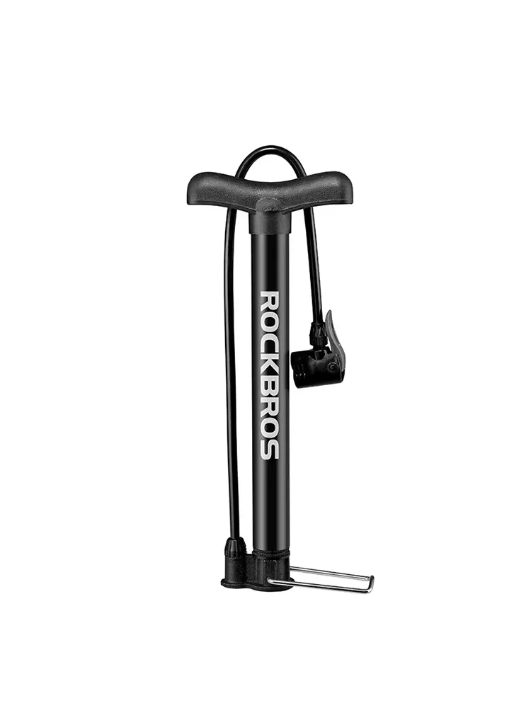 AliExpress ROCKBROS Bicycle Pump High Pressure Air Pump Alloy Cylinder 120 PSI Bike Pump Compatible With Presta And Schrader Valves Pump