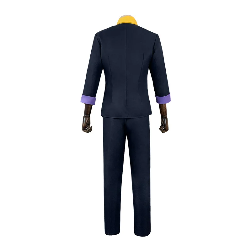 Spike Spiegel Cosplay Costumes Blue Uniform Anime Cowboy Bebop Role Play Suit For Men Halloween costume - Image 2