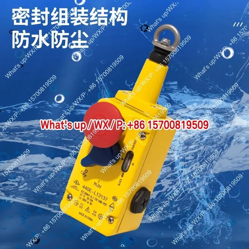 Accessories for Pull rope switch 440E-L13042/L13137 Manual automatic safety pull wire emergency stop limit replacement