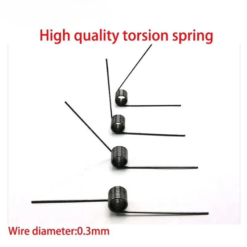 V-Spring, 0.3 Wire Diameter Torsion Small Torsion Spring, Hairpin Spring, 180/120/90/60 Degree Torsion Torsion Spring,  10pcs