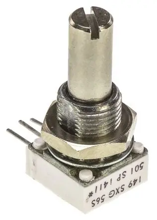 14910F0GJSX10501KA Vishay 500Ω ±10% Linear Cermet Potentiometer