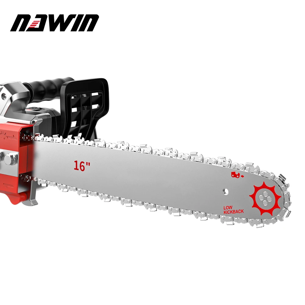 NAWIN Industrial Electric Chain Saw Hand Held Tool 12/16\'\' Powerful Motivation Outdoor logging Install Without Battery