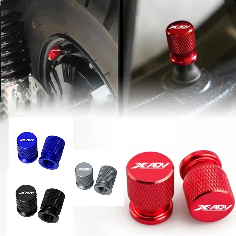 2PCS Motorbike Accessories For HONDA X-ADV XADV 750 2021 2022 2023 Motorcycle CNC Aluminum Tire Valve Air Port Stem Cover Caps