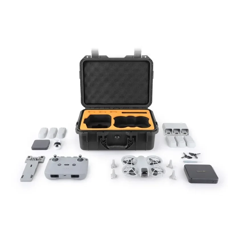 Maleta impermeable de gran capacidad para DJI Neo, bolsa de almacenamiento, caja portátil de viaje dura de seguridad para accesorios DJI Neo RC N3