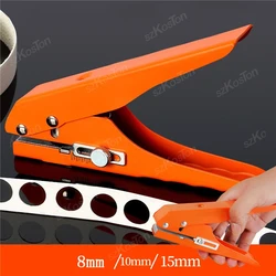8/10/12/15MM Edge Banding Punching Pliers Punching Tool Masking Pliers Hole for Paper Cards Photos Cardboard Drill Woodworking