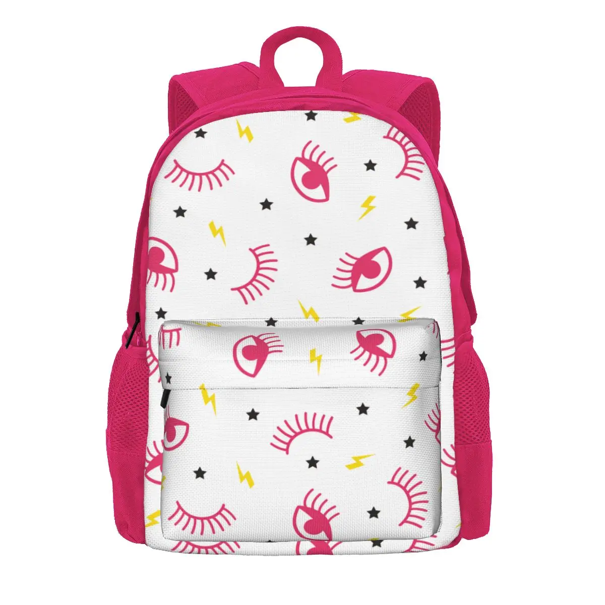 Mochila clásica con estampado 3D de dibujos animados para mujer, morral escolar para estudiantes, Mochila para ordenador portátil, gran capacidad