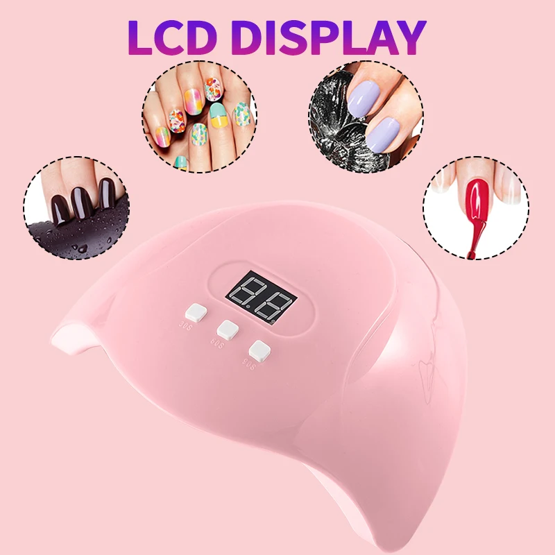 Hot Nail Dryer Machine Portable USB Cable Home Use Nail Lamp For Drying Curing Nails Varnish with 18pcs Beads UV LED Lamp