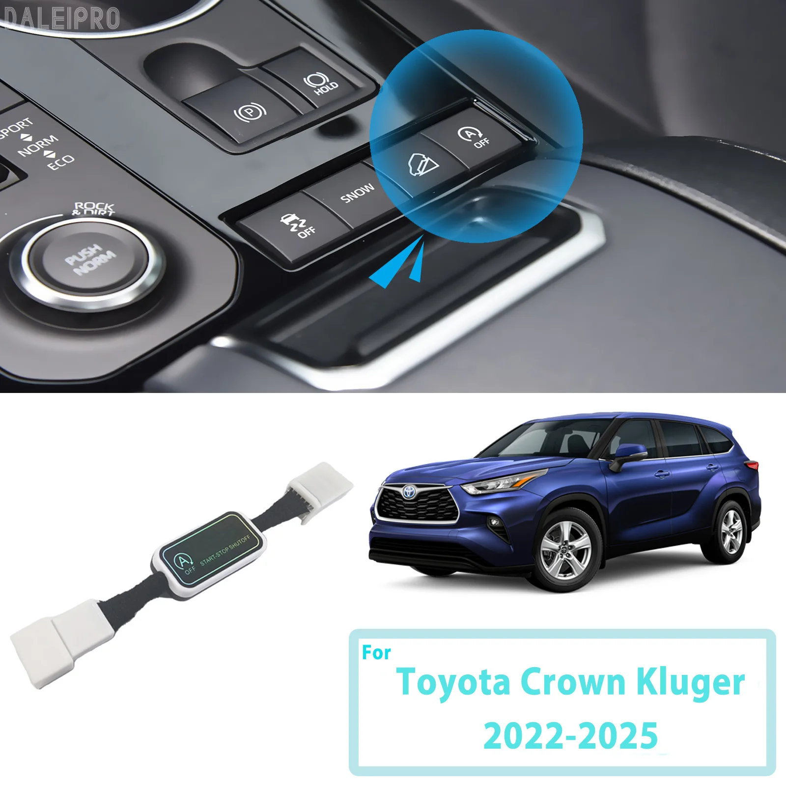 

For Toyota Crown Kluger 2022-2024 2025 Automatic Stop Start Engine System Disable Smart Shut Down Car Auto Start Stop Eliminator