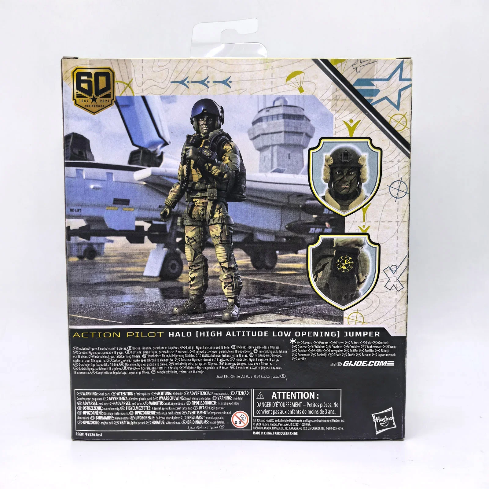 Hasbro G.I.JOE – figurine de pilote marin Sniper Jumper, assemblée, mobile avec armes, modèle de jouet, Collection militaire, cadeaux pour enfants