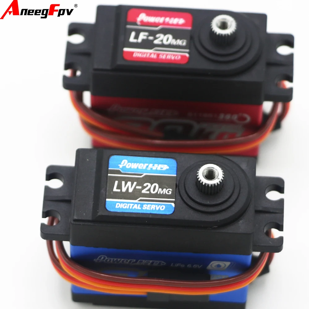 Power HD LW-20MG LF-20MG impermeable 20kg Digital Metal Gear Servo RC helicóptero barco