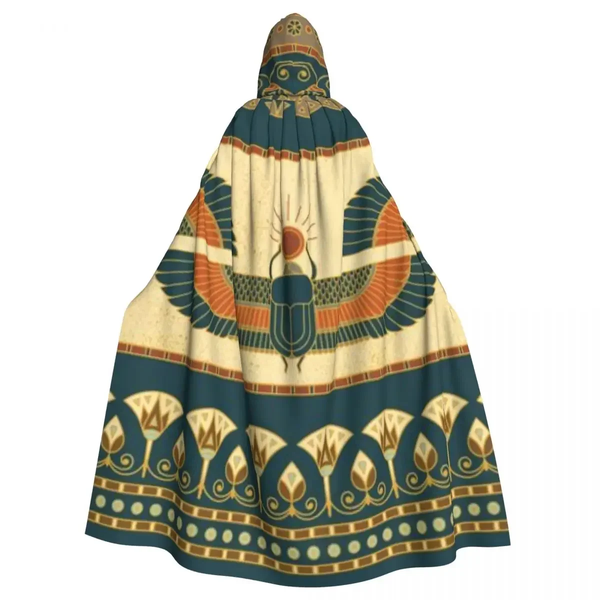 

Unisex Witch Party Hooded Cloak Ancient Egypt Adult Vampires Reversible Cape Halloween Fashion Clothing