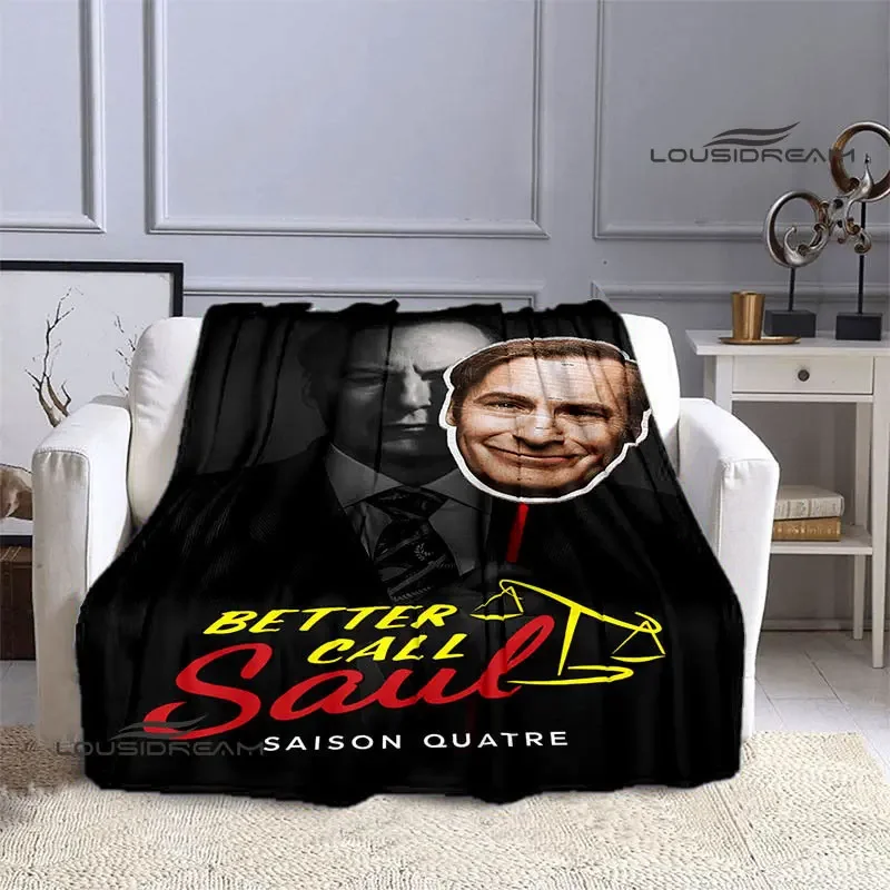 Better Call Saul Printed Picnic blanket blankets for beds Flange Warm blanket Home travel blankets bed linings birthday gift