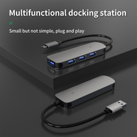 USB C Hub 5 in 1 Multiport Adapter USB 3.0/2.0 Ports, Type C 100W Power Delivery Charging Port,Compatible with All TypeC Devices