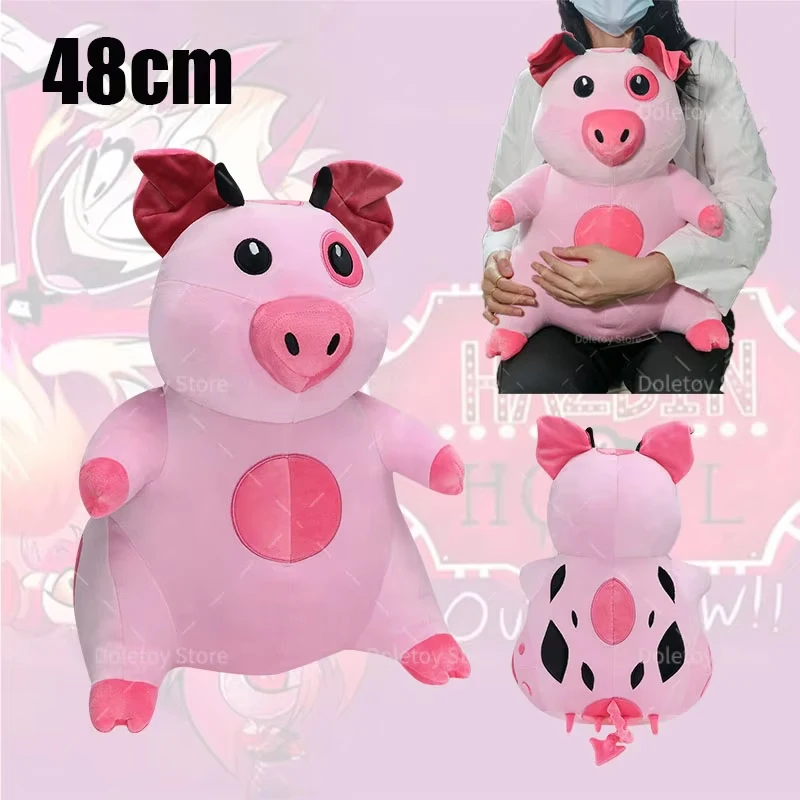 

20 Styles Hazbined Hotel Husk Plush Alastor Husk Meow Angel Plush Toy Meow Cat Plush Soft Stuffed Animal Cartoon Anime Toys Gift