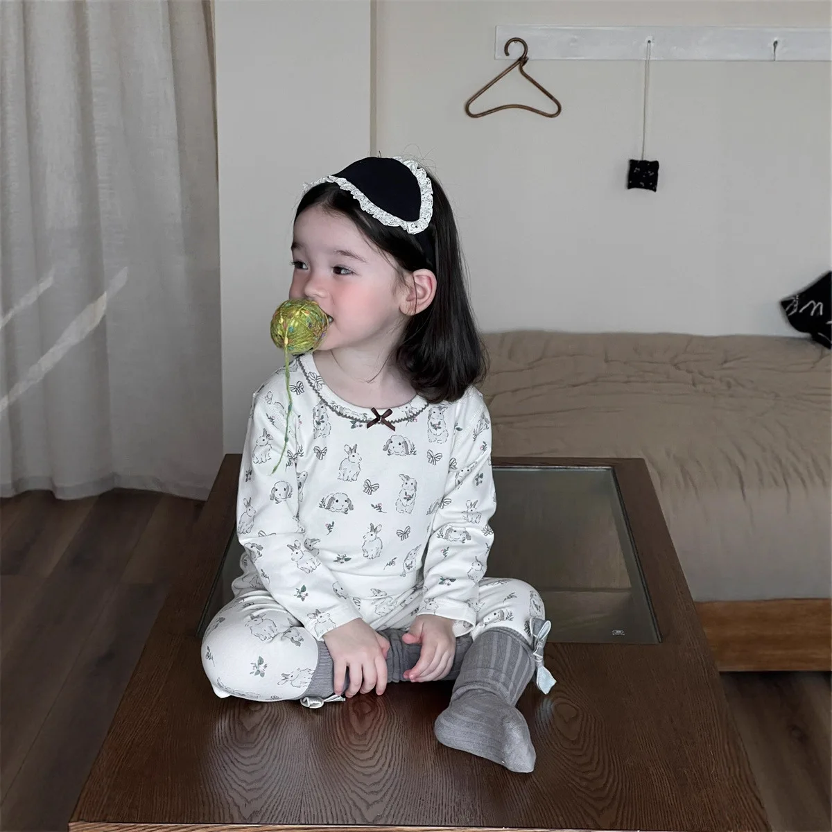 

‌Autumn 2025 Baby Pajama Set Children's Underwear Lycra Cotton Homewear for Toddler Boys Girls Outfits