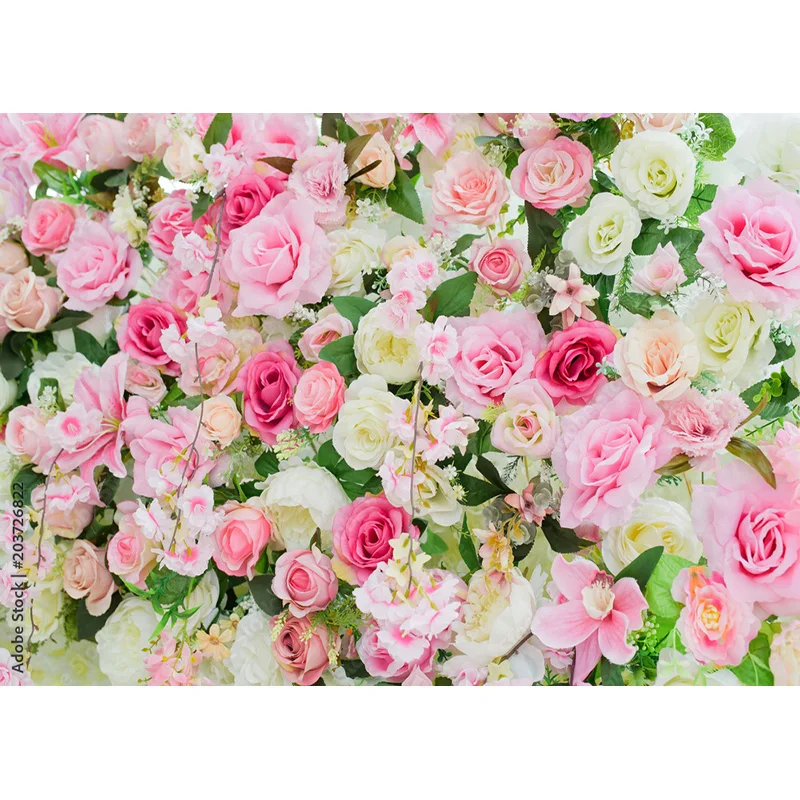 Vinyl benutzer definierte Valentinstag Fotografie Hintergründe Prop Liebe Herz Rose Wand Fotostudio Hintergrund 21126 QRJJ-03