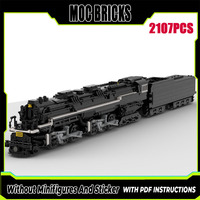 Moc Building Block Model Articulated Steam Locomotive Modular Technology Building Blocks Festival Gift Children's Toy DIY Set