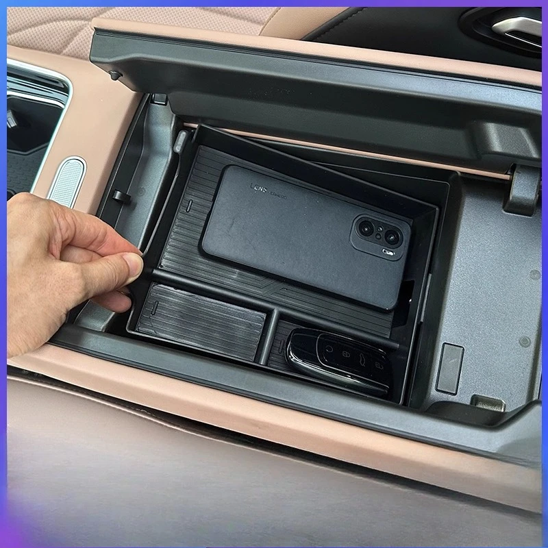 

Для Chery Tiggo 8L ящик для хранения в подлокотнике FULWIN T9 центральная панель управления под модифицированным отделением для хранения