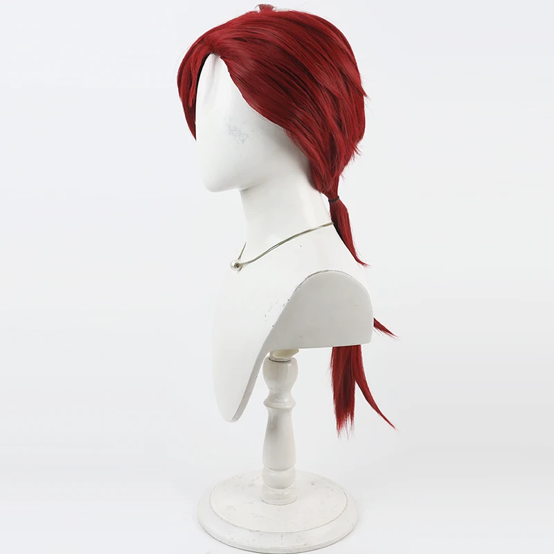 Juego Wuthering Waves Mortefi Cosplay peluca pelo largo rojo Mortefi Cosplay pelo para Comicon fiesta adultos mujeres hombres