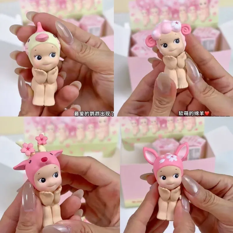 

new Sonny Angel Cherry Blossom Hanami Series Blind Box Collect Mini Figure Cute Sakura Desktop Decor Kid Birthday Gift Pre-Order