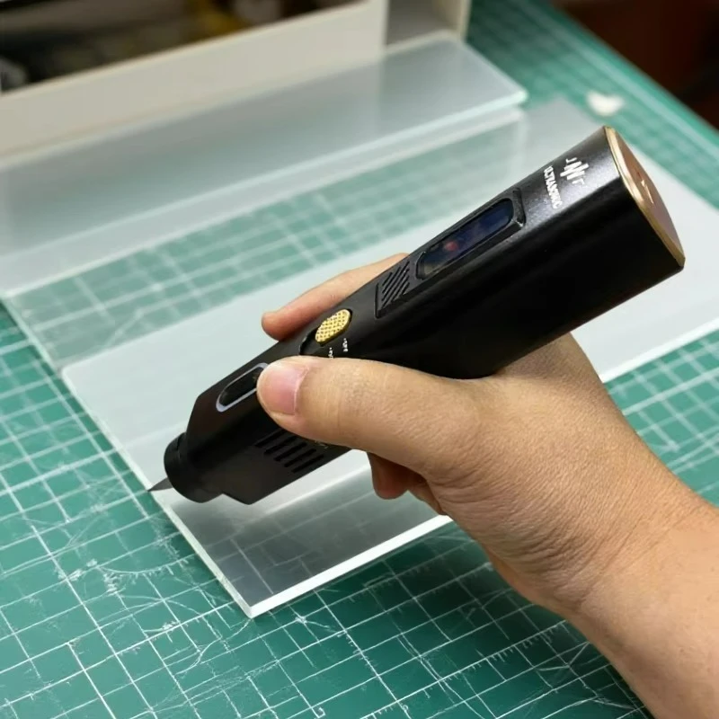 Professionelles Ultraschall-Schneidmesser 40 kHz für Acrylplatten und DIY-Handwerksprojekte, glatter Vibrationsschneider
