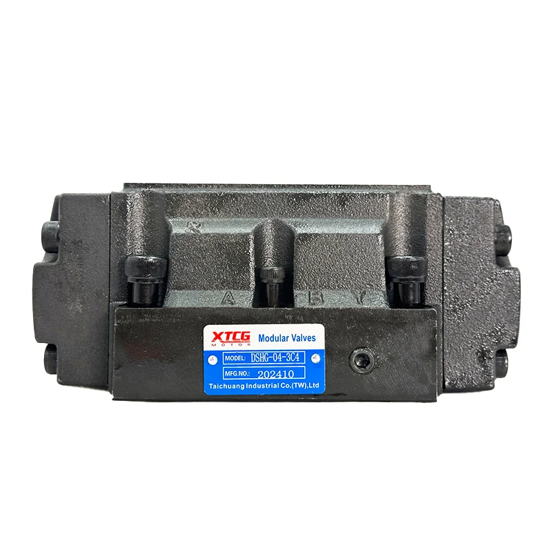 

DSHG-04-2B2/3C2/3C4/3C6/3C3/3C10/3C12 Hydraulic Electromagnetic Control Pilot Reversing Valve Middle Seat Base Hydraulic Valves