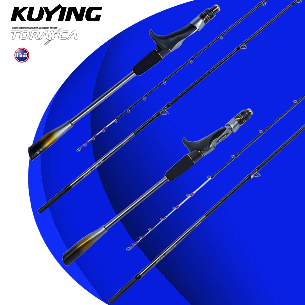

KUYING IRON TEETH Tenya 170cm 180cm 60-250g Fishing Rod Spinnning Casting General Carbon Boat Salt Water Shrimp Lure