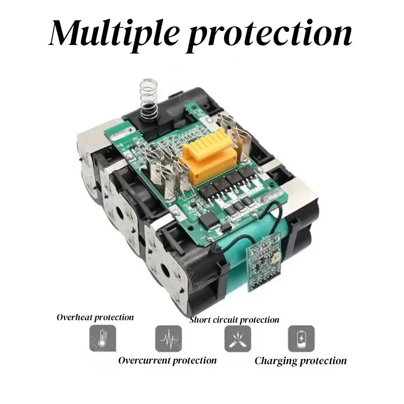 100% Brand New.Suitable For Makita18V 6000mAh Rechargeable Power Tool Battery With LED Lithium-Ion Replacement LXTBL1860B BL1860
