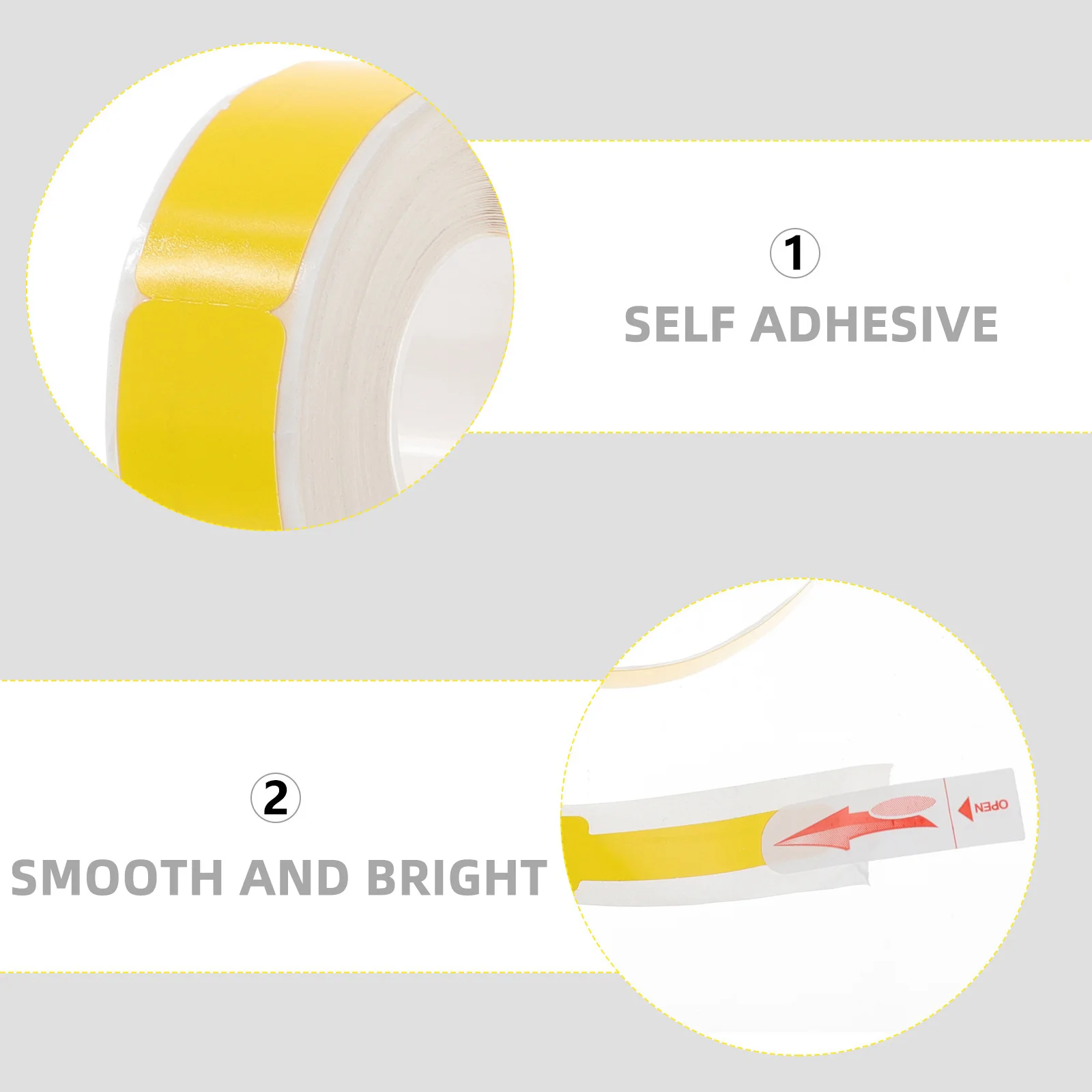 

67Pcs Smooth Bright SelfAdhesive Cable Labels Durable Identification Label For D30 Printer File Folder Tags