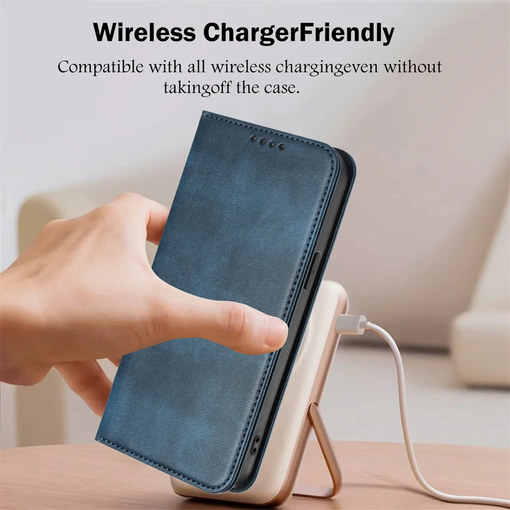 حافظة جلدية قابلة للطي لهاتف جوجل بيكسل 5 5A 5XL 6 7 8 9 PRO غطاء خلفي مغناطيسي فاخر