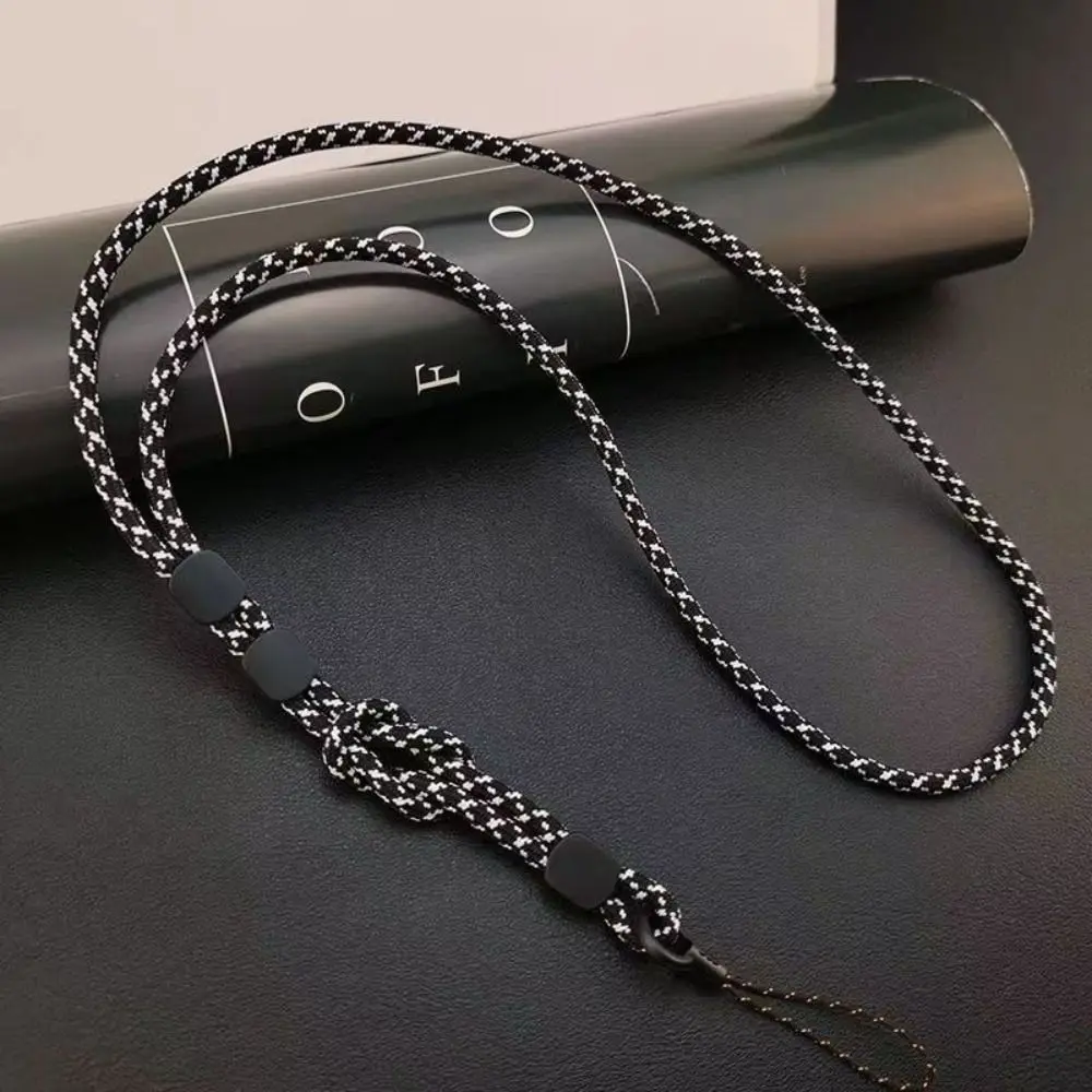 New Hand-woven Mobile Phone Lanyard Detachable Long Neck Hanging Chain Anti-lost Adjustable Dual-use Lanyard