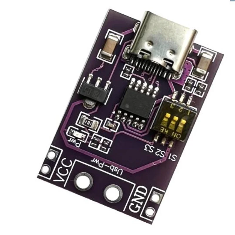 PD/QC/AFC Fast Charging DeceptionTrigger Supports Fixed Voltage Output of 5V 9V 12V 15V 20V