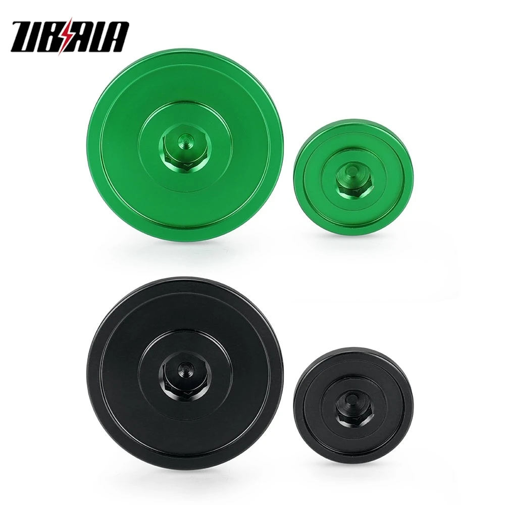 KLR 650 الإطار قبعات الزخرفية لكاواساكي KLR650 KLR-650 1987-2024 2025 دراجة نارية الحق علبة المرافق محرك توقيت غطاء غطاء التوصيل #4