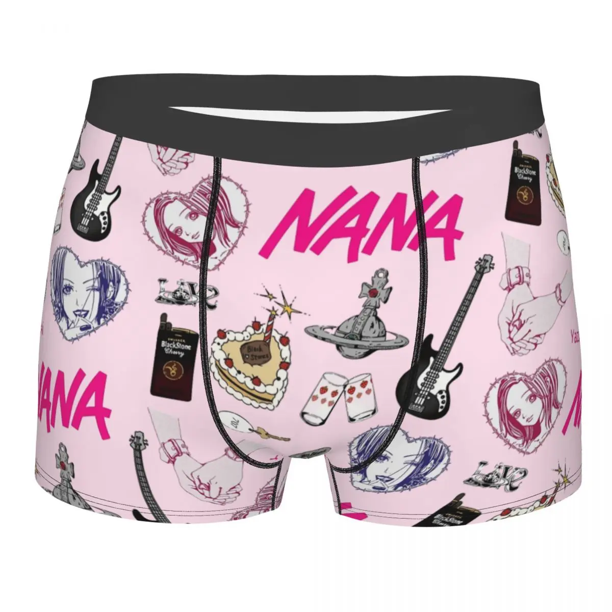 

Nana Osaki Anime Men's Underwear Boxer Shorts Panties Humor Soft Underpants for Male Plus Size