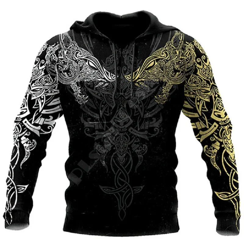 New 3D Printing Viking Mythology Fashion Men Women Tracksuits Crewneck  Hoodies Plus Size S-7XL Harajuku Four Seasons Casual