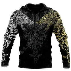 New 3D Printing Viking Mythology Fashion Men Women Tracksuits Crewneck  Hoodies Plus Size S-7XL Harajuku Four Seasons Casual