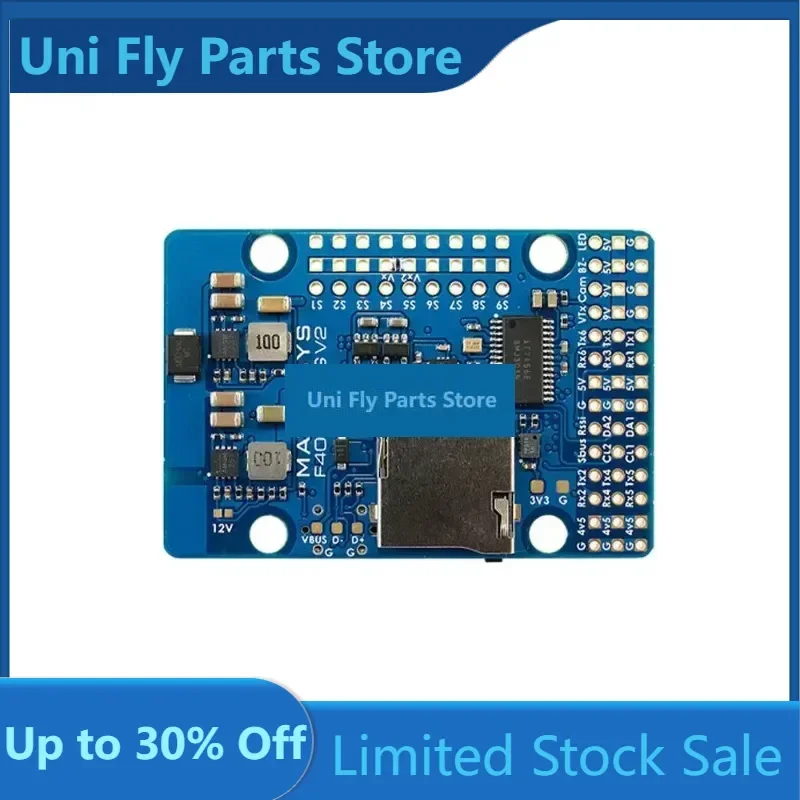 UniFly Matek F405-WING V2 Flight Controller STM32F405RGT6 ICM42688P OSD SD Slot For INAV RC Fixed Wing Airplane