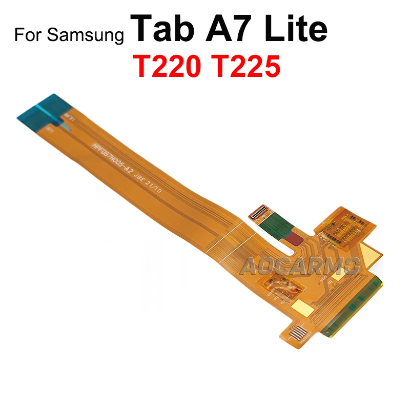 Aocarmo-Display LCD Touch Screen Connector, Cabo Flex, peça de reposição para Samsung Galaxy Tab A7 Lite, SM- T220, T225, 8,7 em